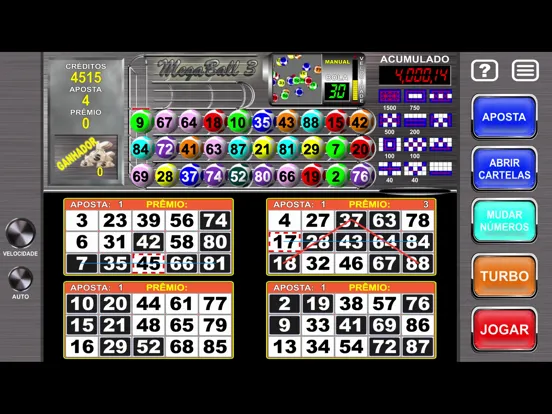 Capturas de tela do Megaball Video Bingo iPad 