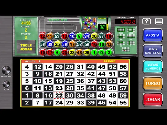 Capturas de tela do Megaball Video Bingo iPad 