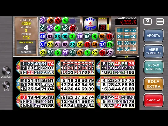 Capturas de tela do Megaball Video Bingo iPad 