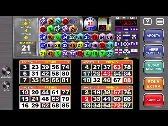 Capturas de tela do Megaball Video Bingo iPad 
