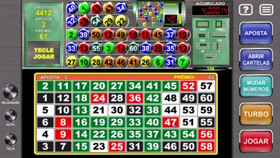 Capturas de tela do Megaball Video Bingo