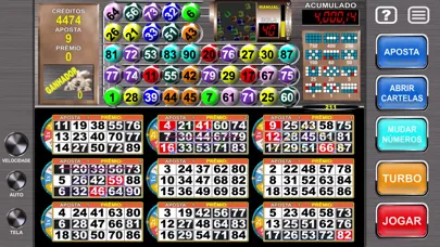 Capturas de tela do Megaball Video Bingo