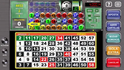 Capturas de tela do Megaball Video Bingo