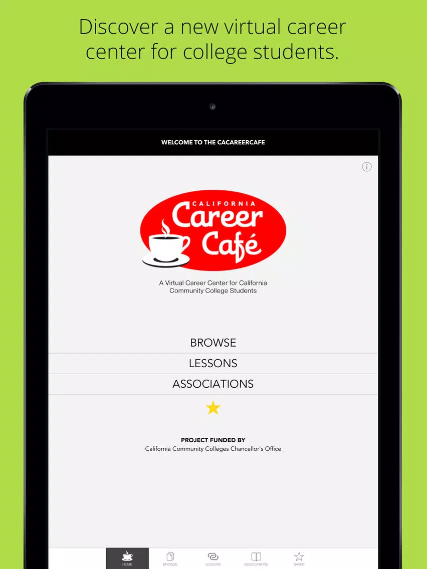 صور CA Career Cafe - Virtual Career Center for California Community College Students iPad 