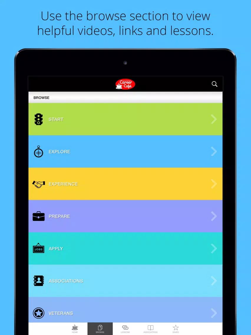 صور CA Career Cafe - Virtual Career Center for California Community College Students iPad 