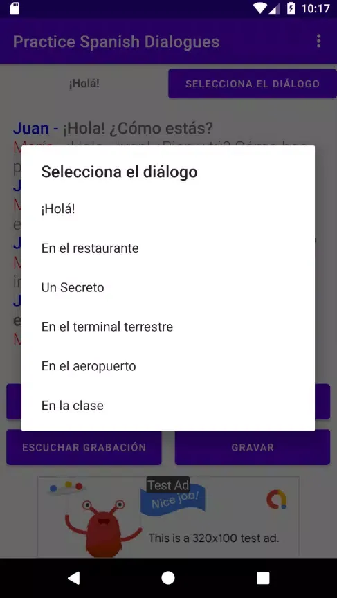 Practice Spanish Dialogues應用截圖