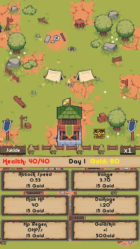 ภาพหน้าจอของ Idle Archer Tower Defense