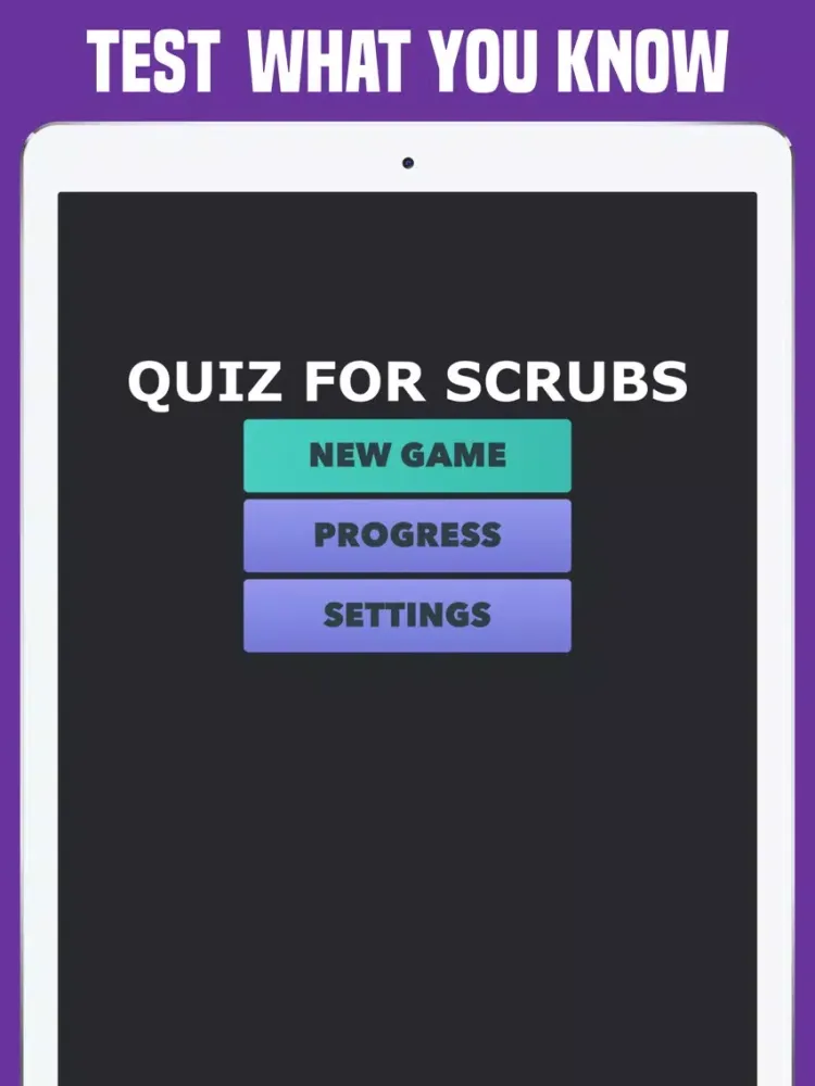 Capturas de tela do Quiz for Scrubs Tv Show Trivia iPad 