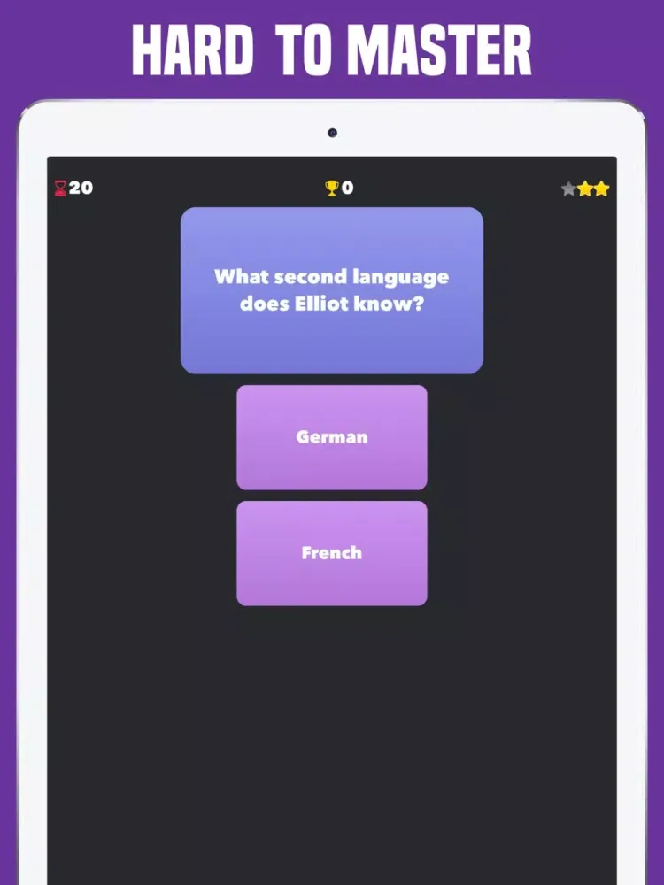 Capturas de tela do Quiz for Scrubs Tv Show Trivia iPad 