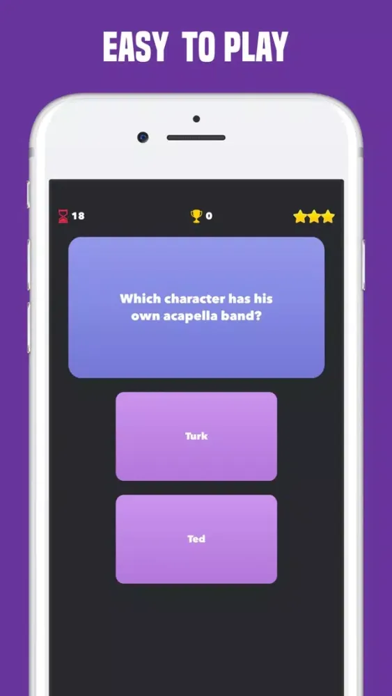 Capturas de tela do Quiz for Scrubs Tv Show Trivia