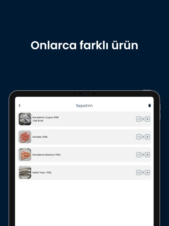 Tangkapan skrin Kingfish iPad 