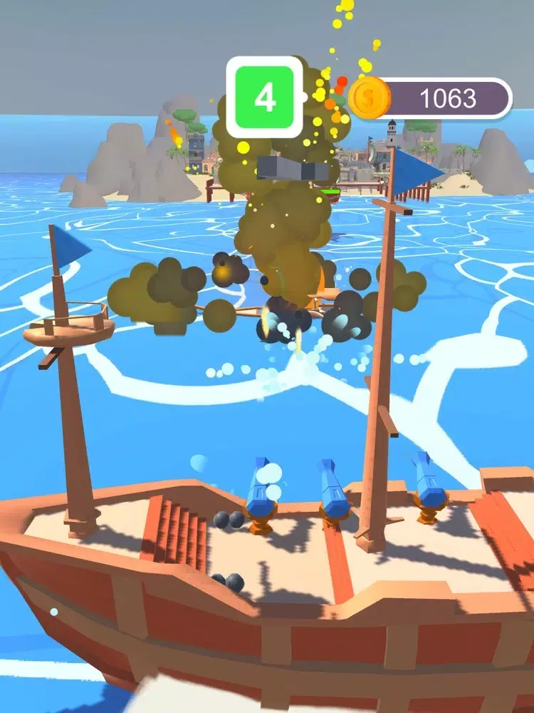 Ảnh chụp màn hình của Pirates War Sea iPad 