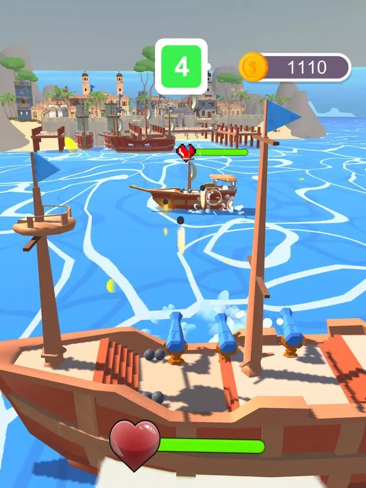 Ảnh chụp màn hình của Pirates War Sea iPad 