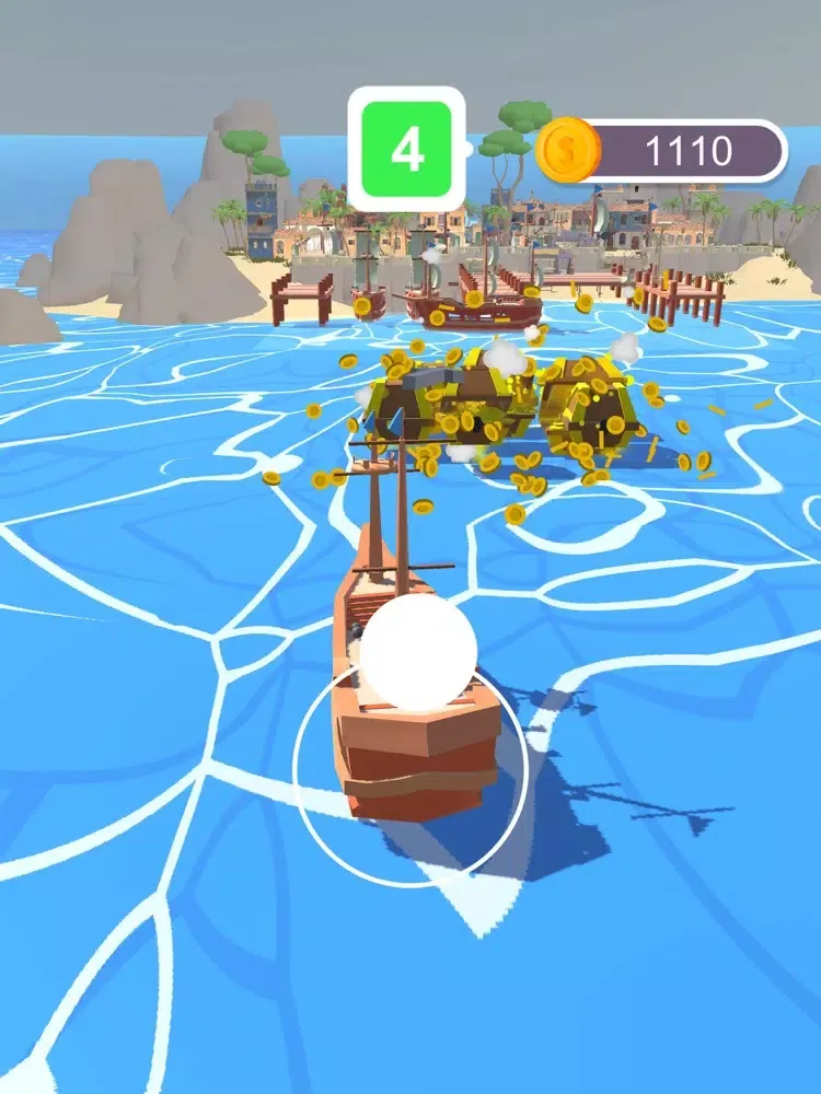 Ảnh chụp màn hình của Pirates War Sea iPad 