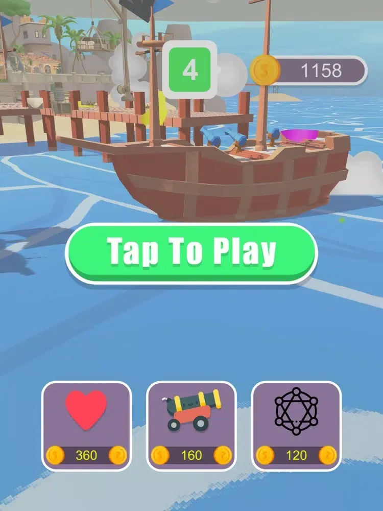 Ảnh chụp màn hình của Pirates War Sea iPad 