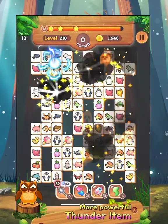 Tangkapan layar Tile Match Animal Classic iPad 