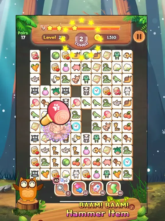 Tangkapan layar Tile Match Animal Classic iPad 