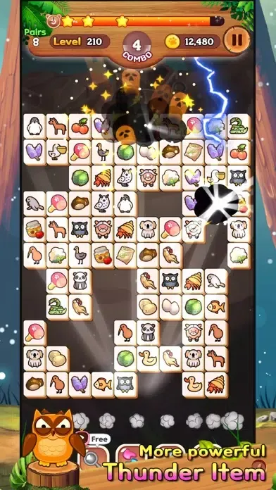 Tangkapan layar Tile Match Animal Classic