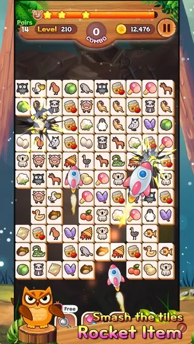 Tangkapan layar Tile Match Animal Classic