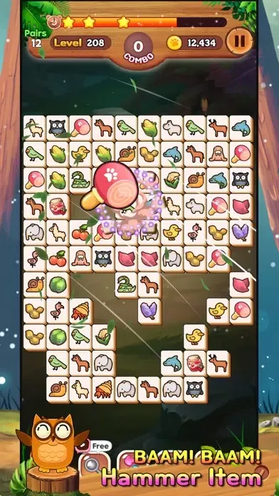 Tangkapan layar Tile Match Animal Classic