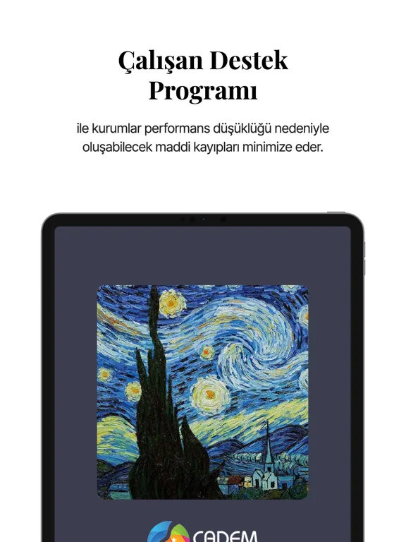 ÇADEM: Çalışan Destek Programı iPad  스크린샷