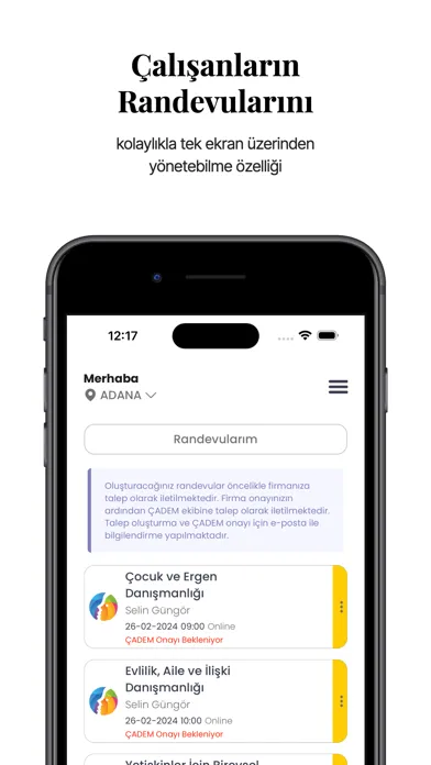 ÇADEM: Çalışan Destek Programı 스크린샷