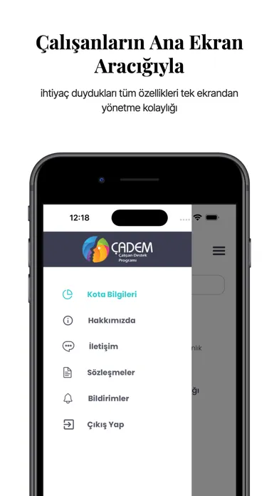 ÇADEM: Çalışan Destek Programı 스크린샷