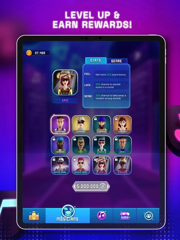 Sound Master: Music Trivia iPad  Screenshots
