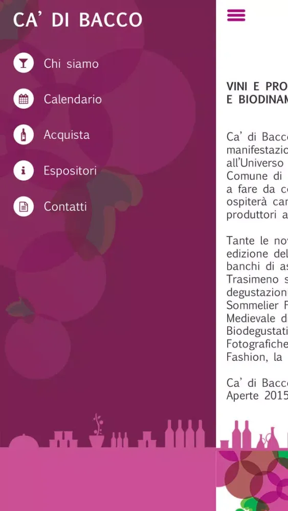 Captures d'écran de CA' DI BACCO