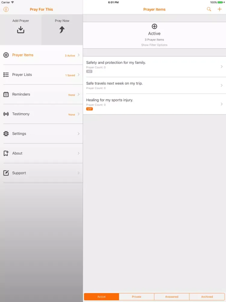 Pray For This iPad 應用截圖