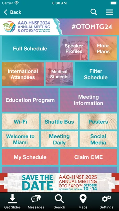 AAO-HNSF 2024 Meeting & OTO स्क्रीनशॉट
