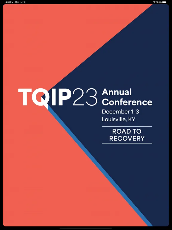 ACS-TQIP Conference iPad  Screenshots