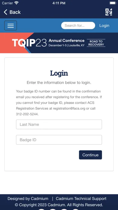 ACS-TQIP Conference Screenshots