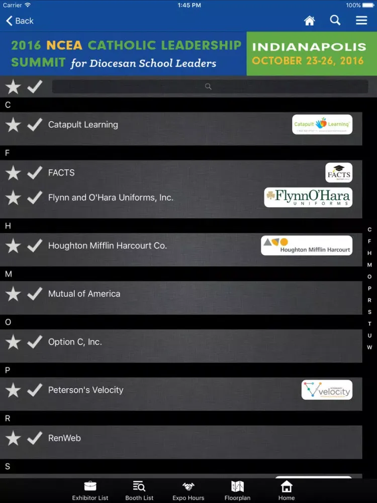 NCEA CLS 2016 iPad  स्क्रीनशॉट