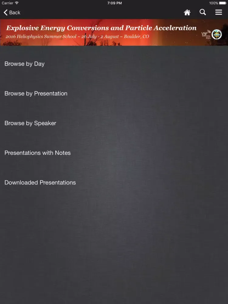 2016 Heliophysics Summer School iPad 应用截图