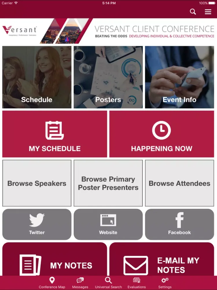 2016 Versant Client Conference iPad  স্ক্রিনশট
