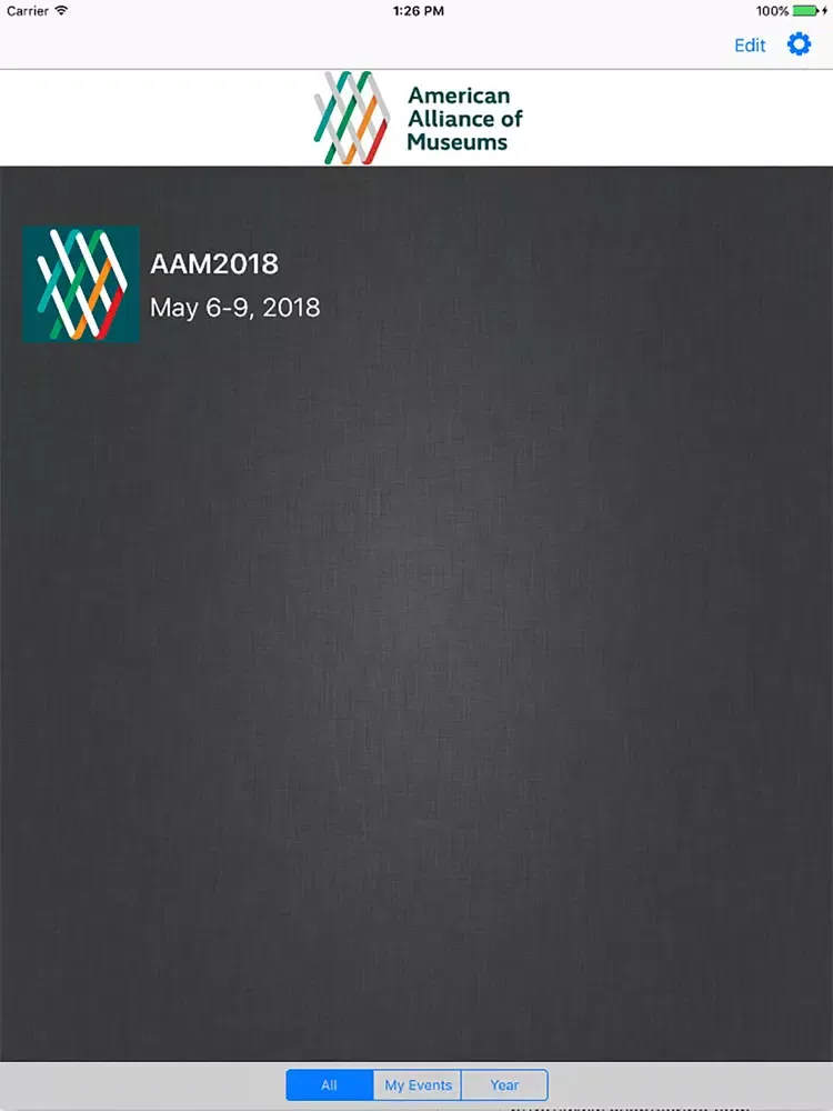 AAM Events iPad 应用截图