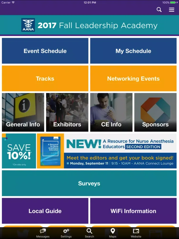 Screenshot di Fall Leadership Academy 2017 iPad 