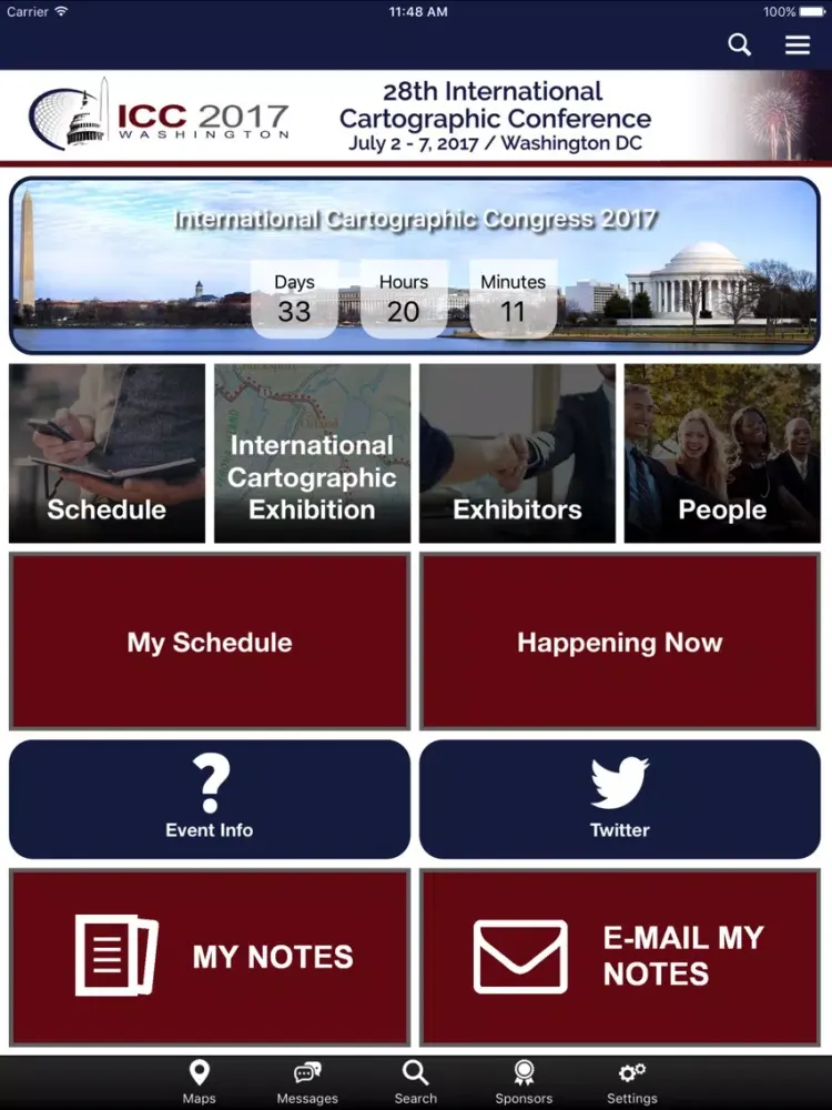 ICC2017 iPad 應用截圖