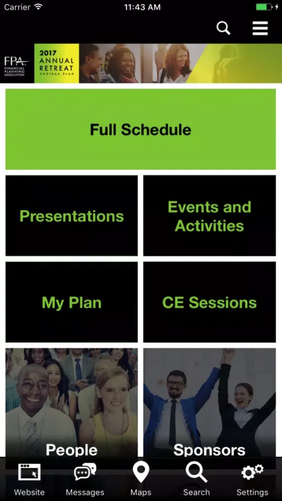 Capturas de pantalla de FPA Annual Retreat 2017