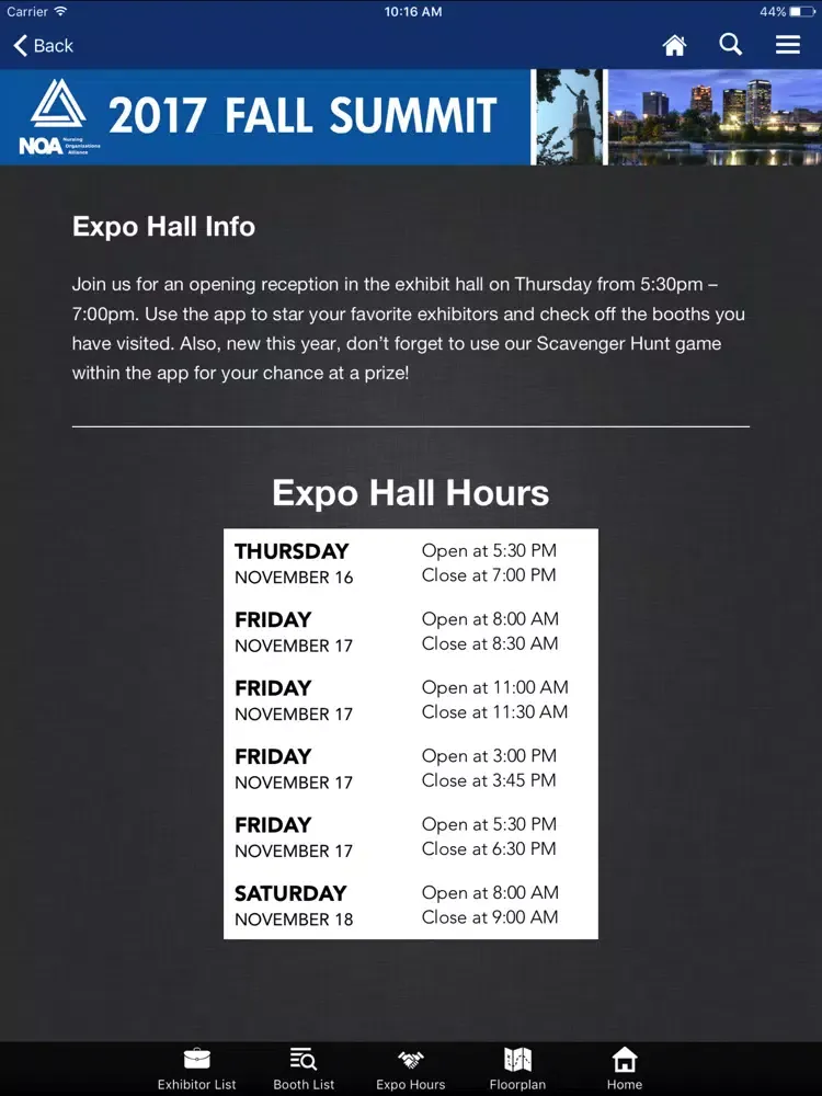 2017 Fall Summit iPad 應用截圖