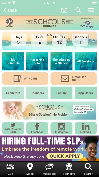 Ảnh chụp màn hình của ASHA Schools Connect