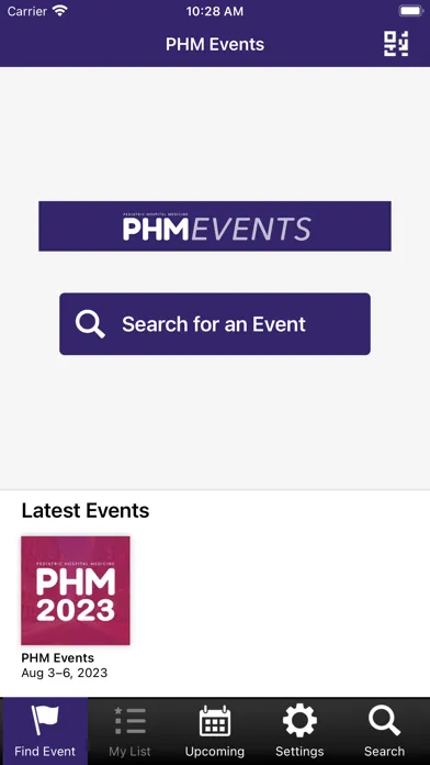 PHM Events Screenshots