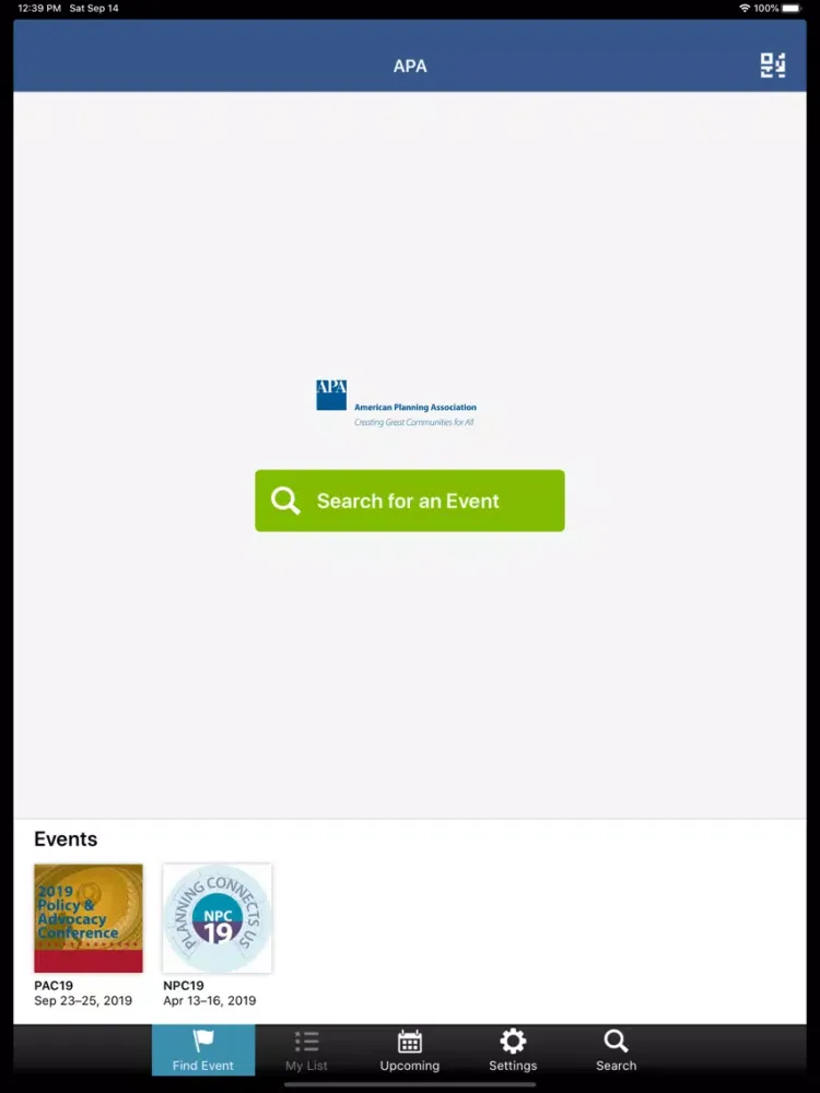 APA National Events iPad  স্ক্রিনশট