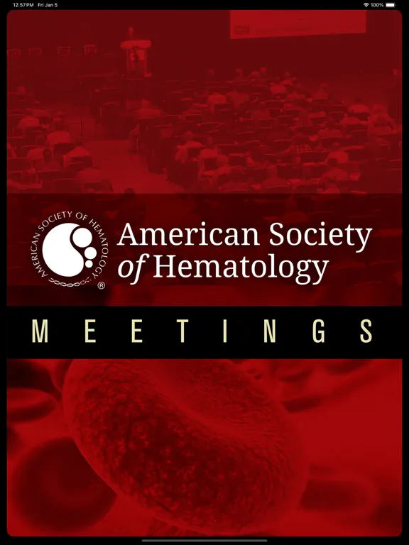 ASH Meetings iPad  Screenshots
