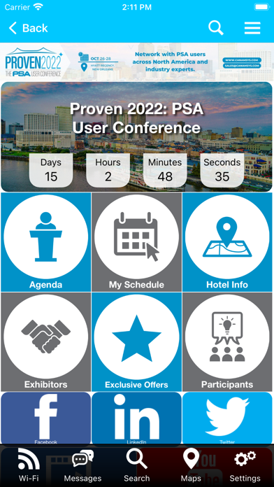 PSA User Conference Screenshots