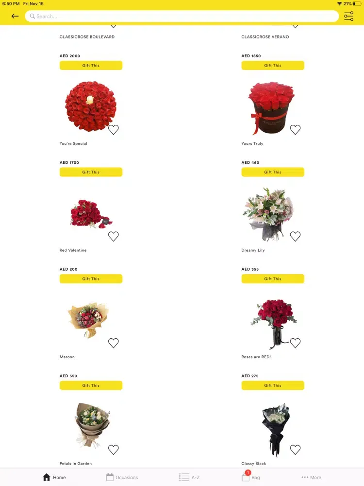 CADO - Gifting App iPad  Screenshots