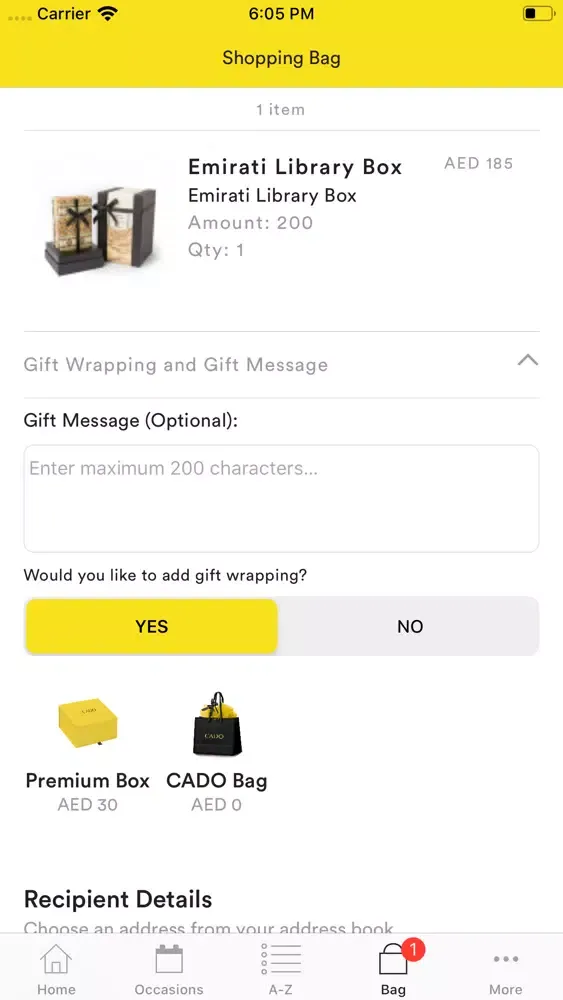 CADO - Gifting App Screenshots
