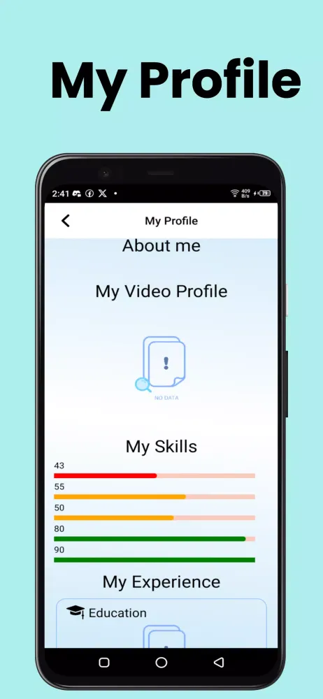 CADPRO Candidate App Screenshots