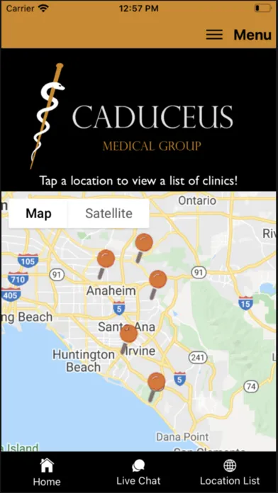 Screenshot di Caduceus Medical Group